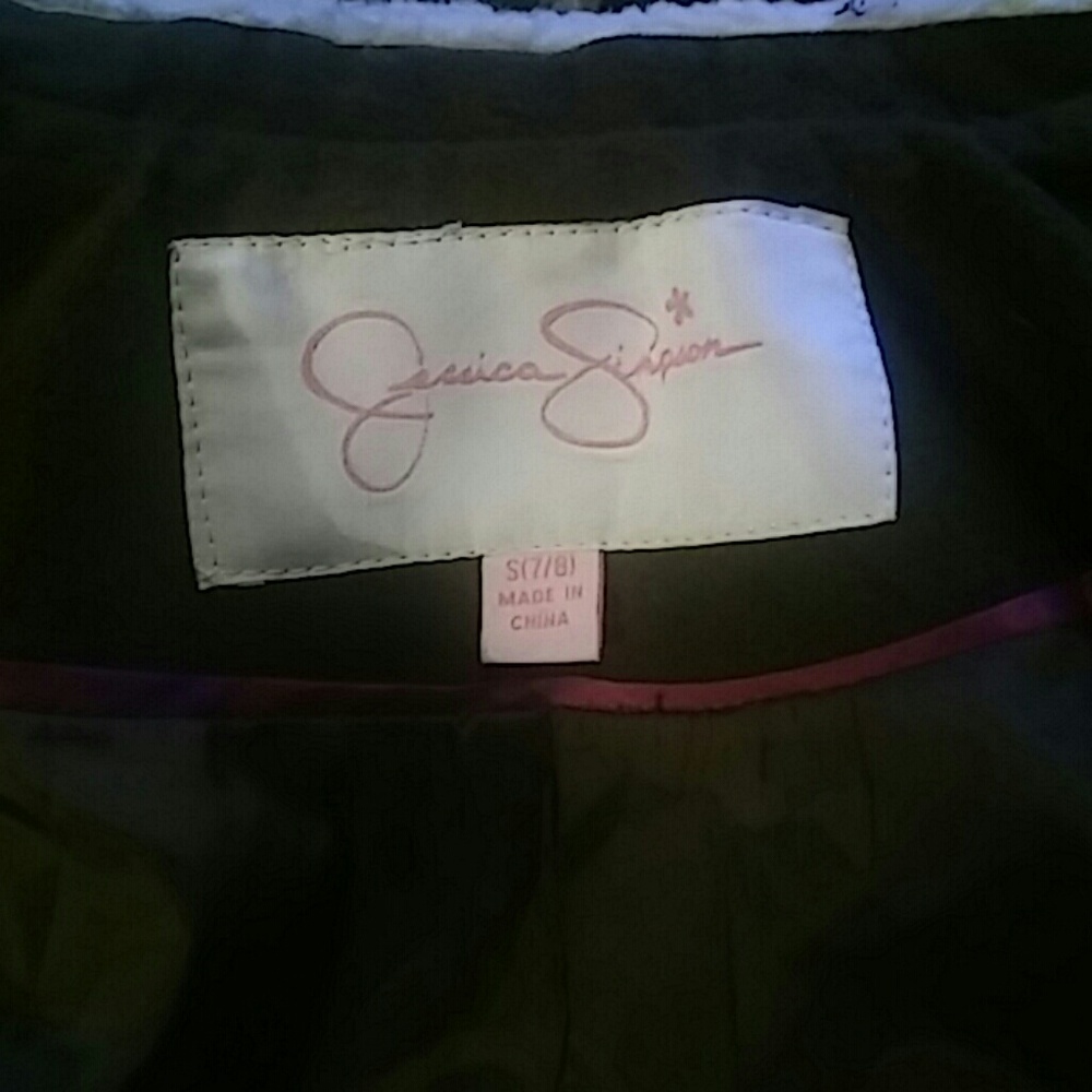 Girls Jessica Simpson Faux Fur Coat - Picture 7 of 8